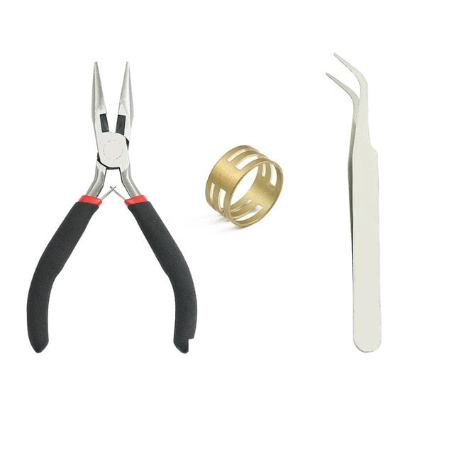 Alloy Accessories Set Jewelry findings Tools Clip buckle Lobster Clasp Open Jump Rings Earring Hook Jewelry Making Supplies Kit