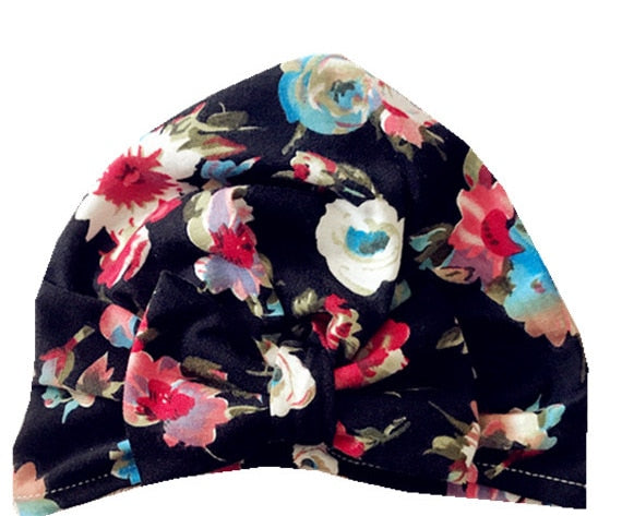 1Single Pcs Mom Baby Matching Turban Spring Autumn Leopard Flower Printed Turban Infant Headwrap Hair Accessories for Newborn