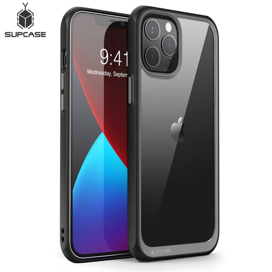SUPCASE For iPhone 12 Case/12 Pro Case 6.1" (2020 Release) UB Style Premium Hybrid Protective Bumper Case Clear Back Cover Caso