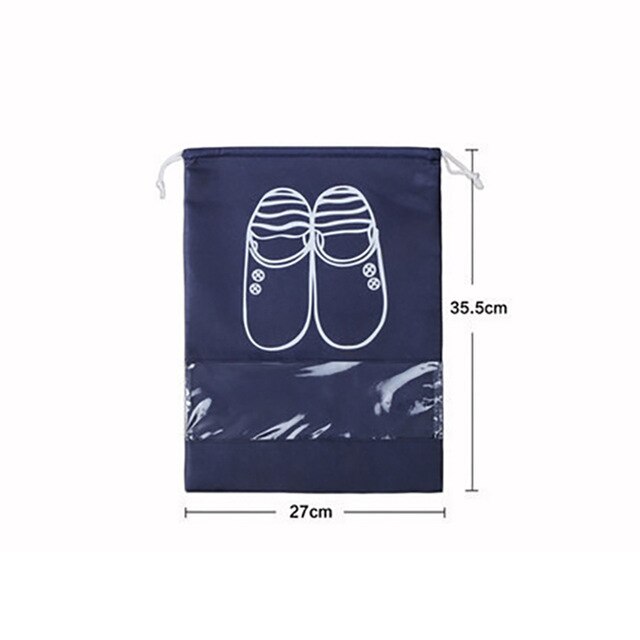 10 PCS Travel Shoe Storage Bag Bundle Mouth Bags For Shoes Waterproof Package Luggage Home Organizer Transparent Dust Bag Shoe