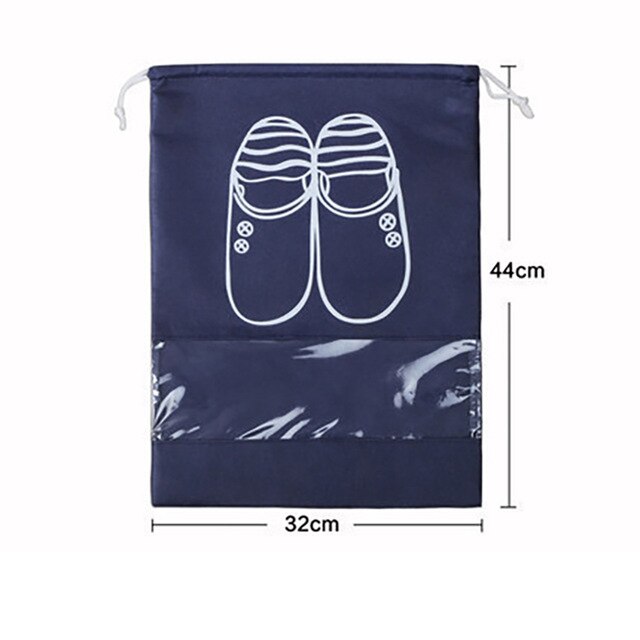 10 PCS Travel Shoe Storage Bag Bundle Mouth Bags For Shoes Waterproof Package Luggage Home Organizer Transparent Dust Bag Shoe