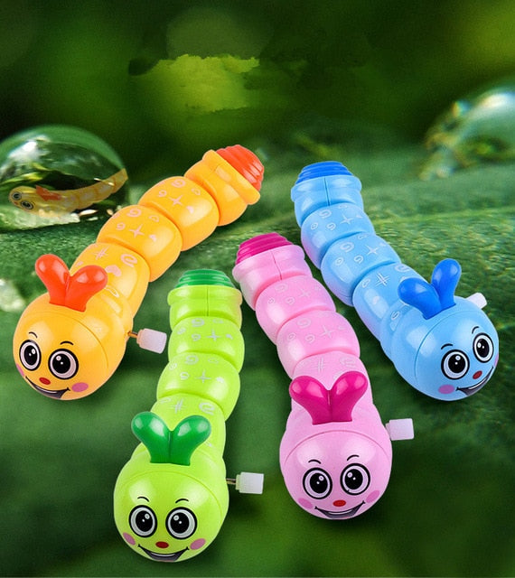1 Pieces Baby Funny Kids Toys Spring Clockwork Toy Mini Pull Back Jumping Frog/Dog/Lion Wind Up Toys for Children Boys
