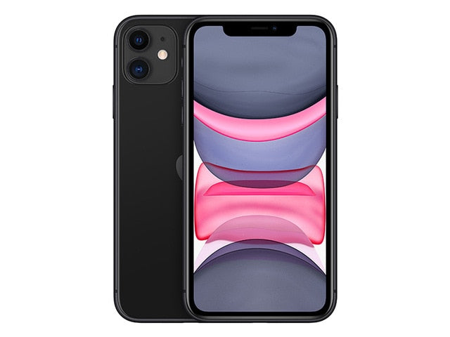 Original unlocked Apple iPhone 11 64GB/128GB/256GB 3110mAh dual 12MP camera A13 chip 6.1 inch LCD screen IOS LTE 4G