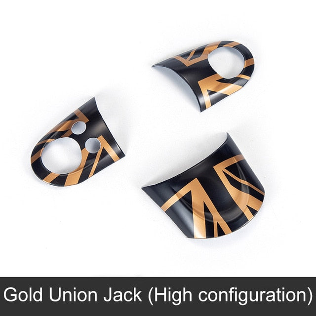 For Mini Cooper Steering Wheel Cover Interior Decoration Accessories Stickers for R55 R56 R57 R58 R59 R60 JCW Clubman Countryman