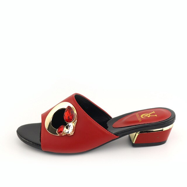 Best selling 2019 design for wedding high quality Italian design PU leather adults shoes African woman shoes possible match bag