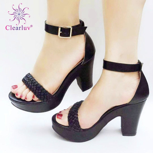 Wedding SILVER Color Peep Toe Italian shoes African shoes without bag set Comfortable Women Shoes For Parties