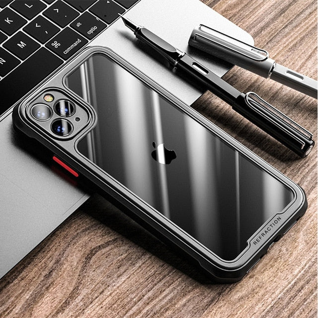 Business Solid Case for iPhone 12 11 Pro Max Clear Case For iPhone Case 12 Mini Cover For iPhone 7 8 Plus SE 2020 Phone Cases