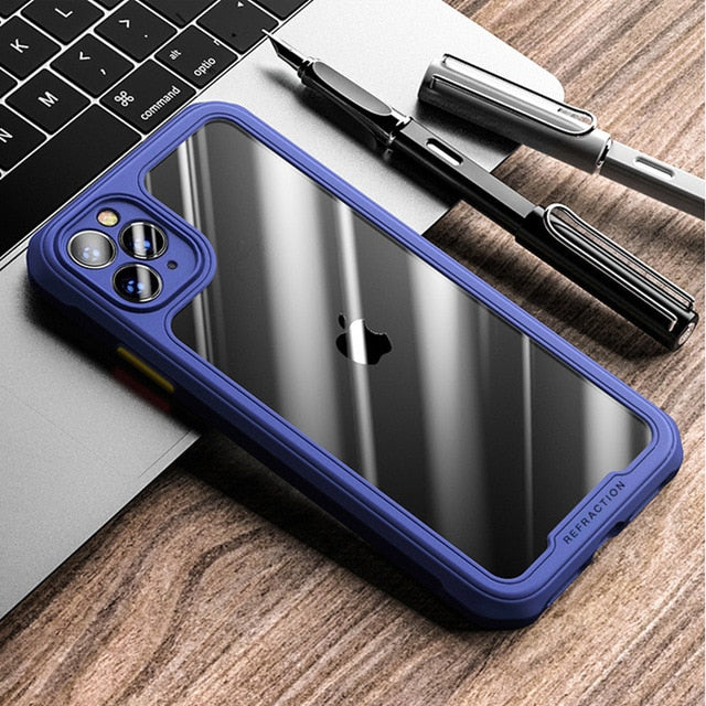 Business Solid Case for iPhone 12 11 Pro Max Clear Case For iPhone Case 12 Mini Cover For iPhone 7 8 Plus SE 2020 Phone Cases