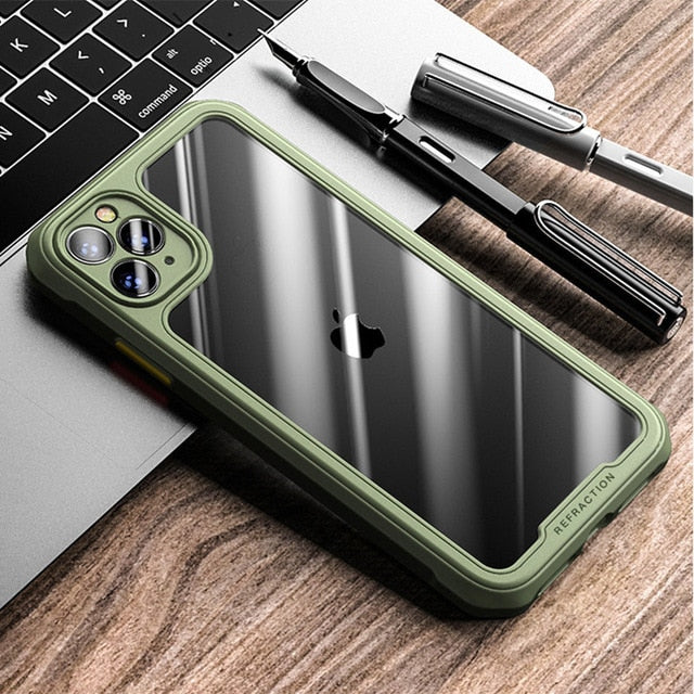 Business Solid Case for iPhone 12 11 Pro Max Clear Case For iPhone Case 12 Mini Cover For iPhone 7 8 Plus SE 2020 Phone Cases