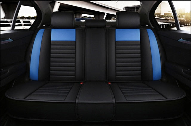 Pu Leather Car Seat Cushion Not Moves Universal Auto Accessories Covers Black/Red Non-Slide General  For Lada Vesta E1 X30