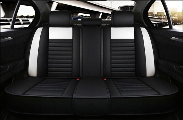 Pu Leather Car Seat Cushion Not Moves Universal Auto Accessories Covers Black/Red Non-Slide General  For Lada Vesta E1 X30
