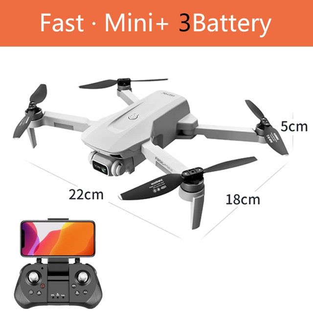 2020 New F8 Drone GPS 5G HD 4K Camera Professional 2000m Image Transmission Brushless Motor Foldable Quadcopter 30 Minutes Dron