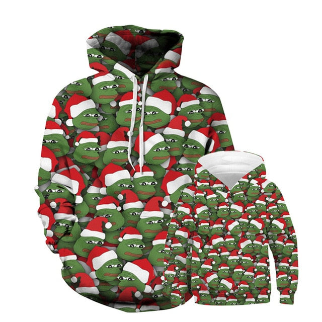 Family Look 2020 News Christmas Sweaters Deer Cartoon Mommy and Me Clothes Plus Size Baby Girl Boy Family Matching Clothes Xmas