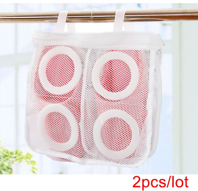 2020 New Arrival fashion Storage Organizer Bags Mesh Laundry Shoes Bags Dry Shoe Organizer Portable Washing Bags Organizer 62319