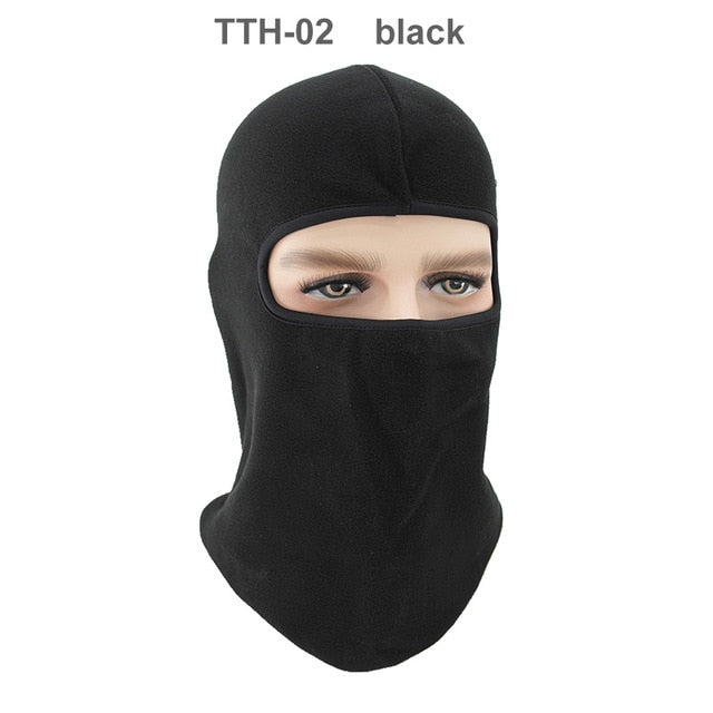 1 Pcs Motorcycle Polar Fleece Hood Windproof Warm Masked Headgear Face Mask Hat Fleece Soft Equipment Outdoor Riding