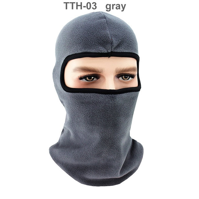 1 Pcs Motorcycle Polar Fleece Hood Windproof Warm Masked Headgear Face Mask Hat Fleece Soft Equipment Outdoor Riding