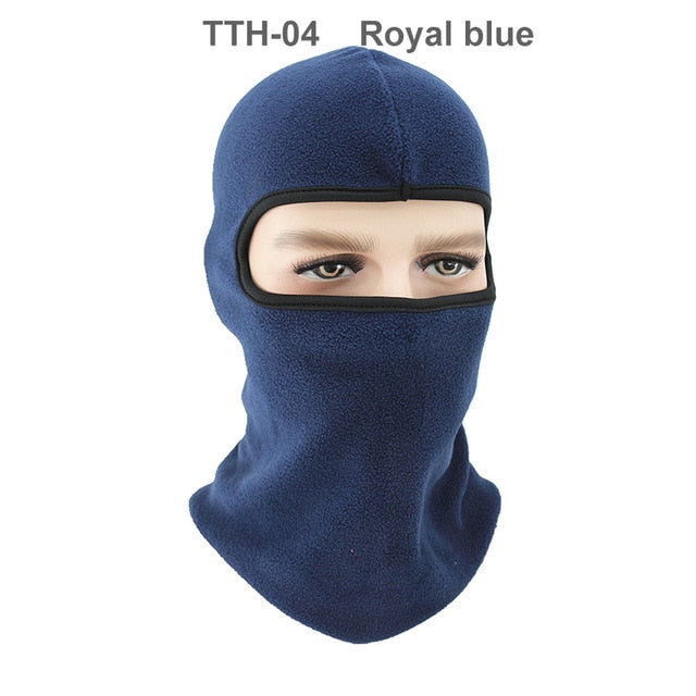 1 Pcs Motorcycle Polar Fleece Hood Windproof Warm Masked Headgear Face Mask Hat Fleece Soft Equipment Outdoor Riding