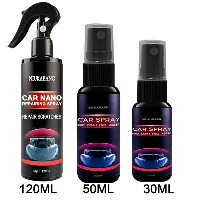 30/50/120ml Crystal Ceramic Car Coating Paint Care Nano Car Goods Hydrophobic Waterproof High Gloss Shine Liquid Polish Wax