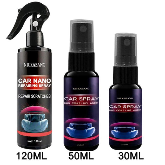 30/50/120ml Crystal Ceramic Car Coating Paint Care Nano Car Goods Hydrophobic Waterproof High Gloss Shine Liquid Polish Wax