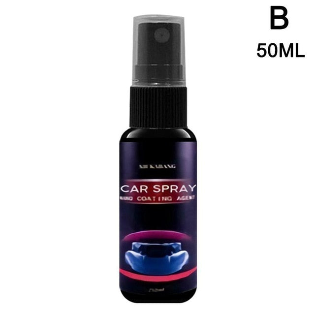 30/50/120ml Crystal Ceramic Car Coating Paint Care Nano Car Goods Hydrophobic Waterproof High Gloss Shine Liquid Polish Wax