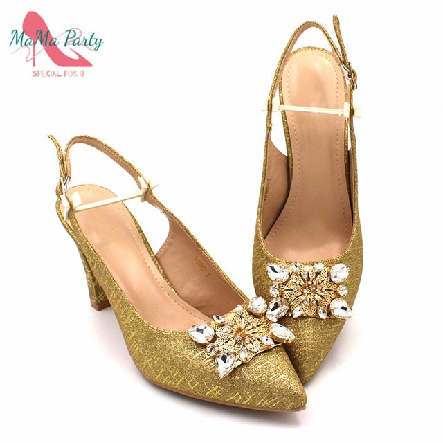 Fashionable African Shoes and Bag Set Italian Sets in Fuchsia Color Nigerian Shoes with Matching Bags for Royal Wedding Party
