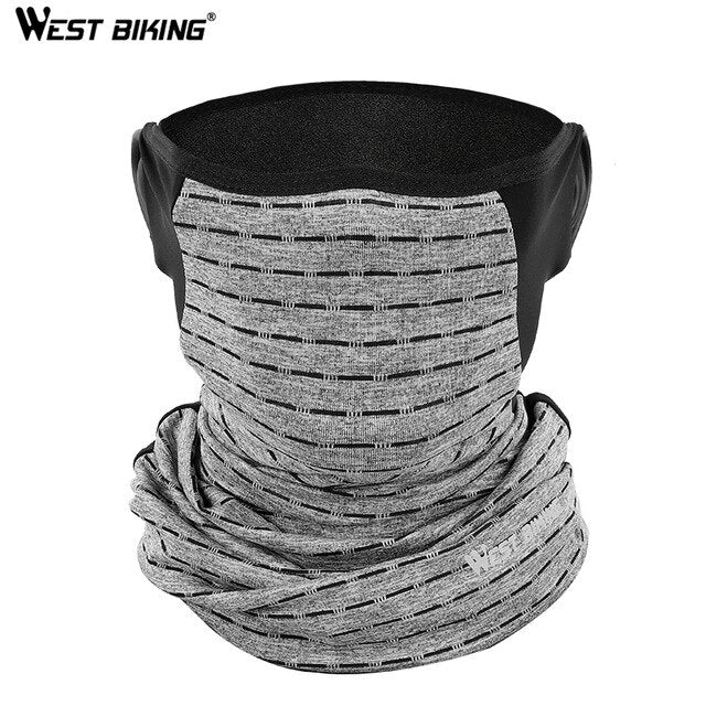 WEST BIKING Cycling Headwear Summer Men Anti-sweat Breathable Cycling Face Cover Running Bicycle Bandana Sports Scarf Headband