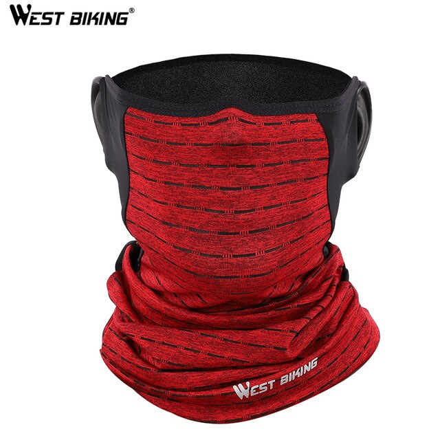 WEST BIKING Cycling Headwear Summer Men Anti-sweat Breathable Cycling Face Cover Running Bicycle Bandana Sports Scarf Headband
