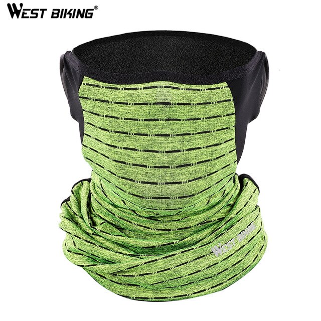 WEST BIKING Cycling Headwear Summer Men Anti-sweat Breathable Cycling Face Cover Running Bicycle Bandana Sports Scarf Headband
