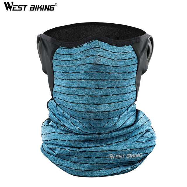 WEST BIKING Cycling Headwear Summer Men Anti-sweat Breathable Cycling Face Cover Running Bicycle Bandana Sports Scarf Headband