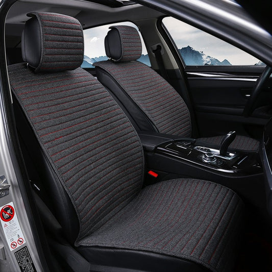 2 pcs cover mat Protect car seat cushion Universal/O SHI CAR seat covers Fit Most Automotive interior, Truck, Suv,or Van