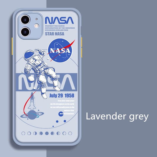 iphone 11pro mobile phone case frosted 7p men and women color contrast x protective cover astronautfrosted 8p all inclusive