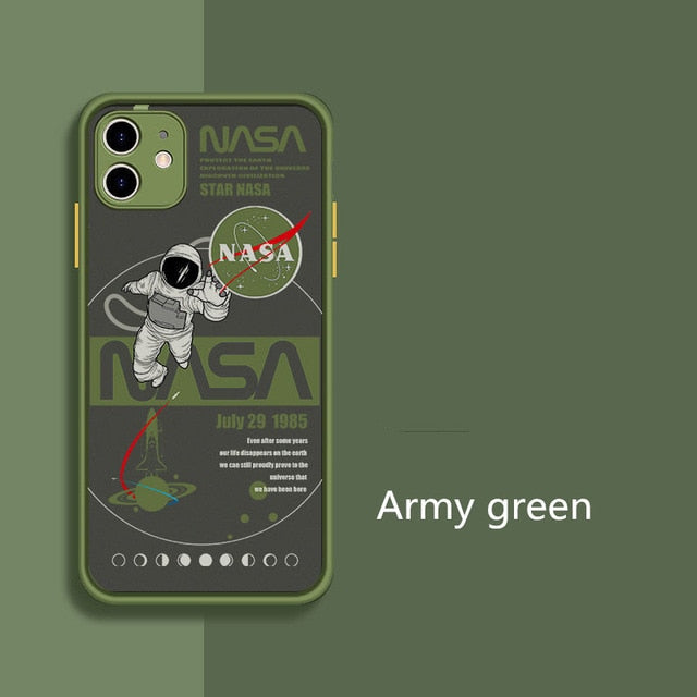 iphone 11pro mobile phone case frosted 7p men and women color contrast x protective cover astronautfrosted 8p all inclusive