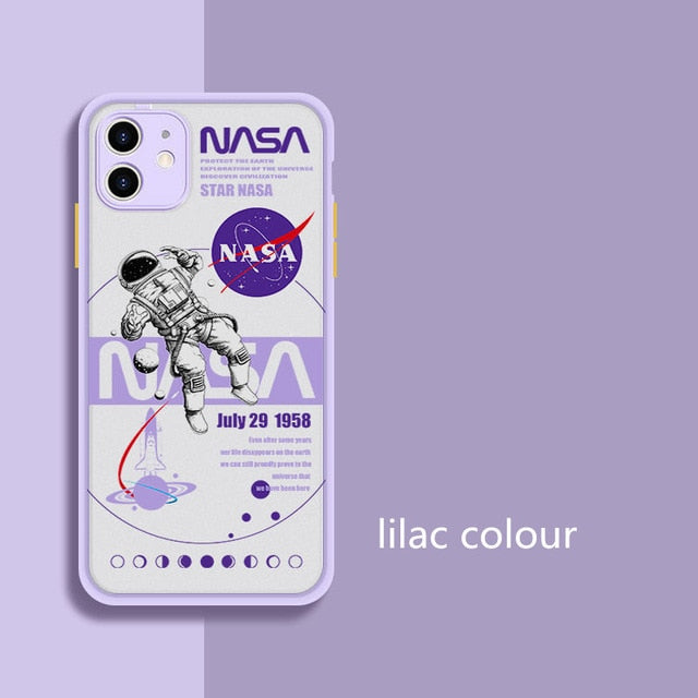 iphone 11pro mobile phone case frosted 7p men and women color contrast x protective cover astronautfrosted 8p all inclusive