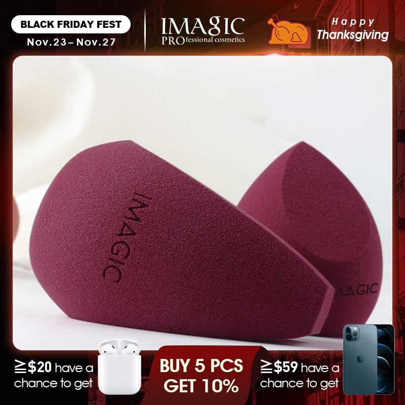 IMAGIC Makeup Foundation Sponge Makeup Cosmetic puff Powder Smooth Beauty Cosmetic make up sponge Puff