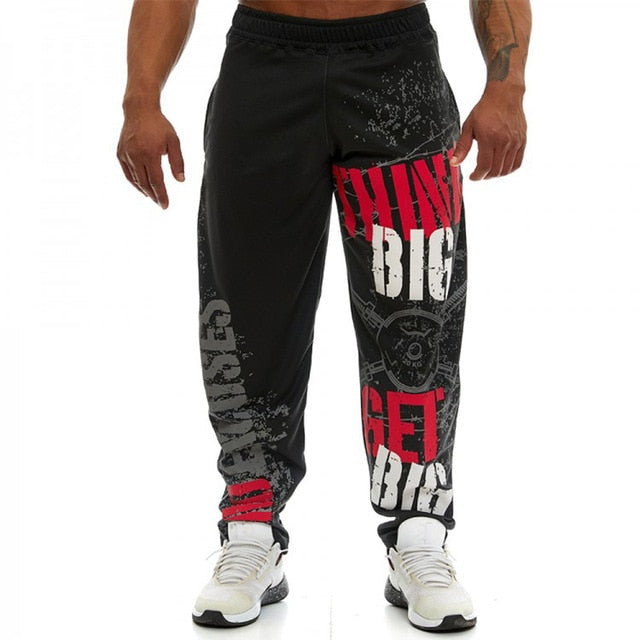 2020 Sweat pants new men's clothing pants Leisure squat Loose street hip hop Fashion letter trend joggers Fitness sweat pants