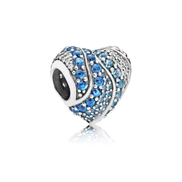 HOT SALE 925 Sterling Silver Colorful Coffee Ooke Series Beads Charms fit Original 3mm Bracelet Women Fashion DIY Jewelry