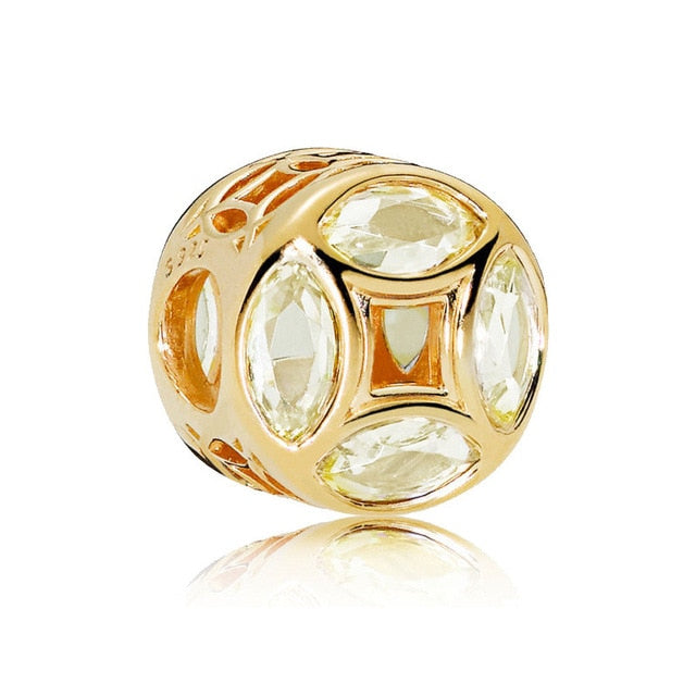 HOT SALE 925 Sterling Silver Colorful Coffee Ooke Series Beads Charms fit Original 3mm Bracelet Women Fashion DIY Jewelry