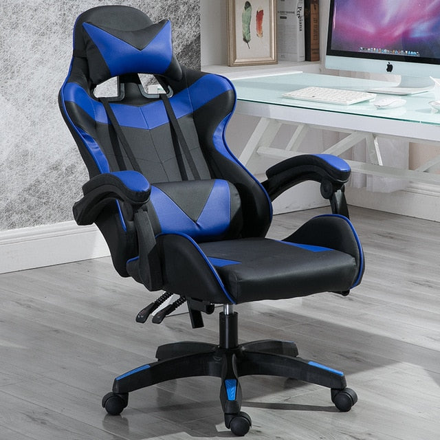 2020 New Office Gaming Chair PVC Household Armchair Lift and Swivel Function Ergonomic Office Computer Chair Wcg Gamer Chairs