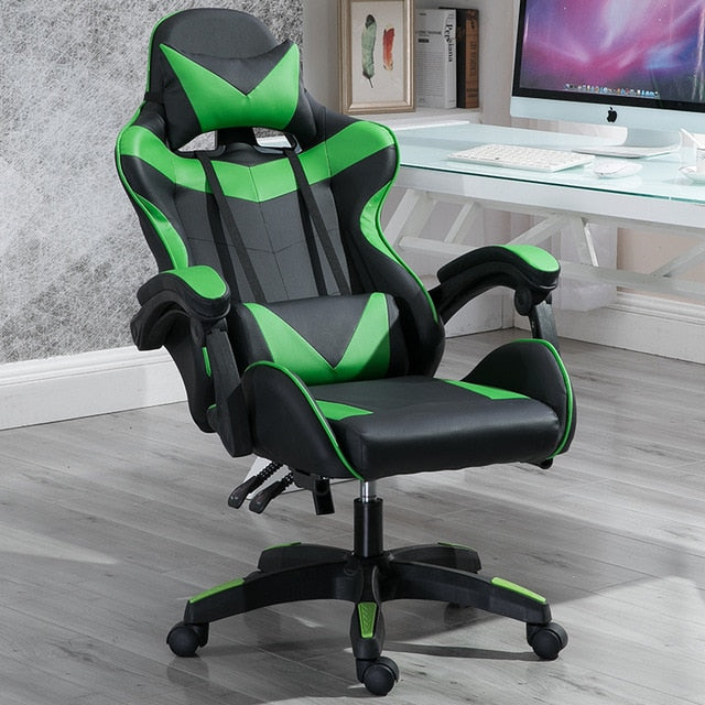 2020 New Office Gaming Chair PVC Household Armchair Lift and Swivel Function Ergonomic Office Computer Chair Wcg Gamer Chairs
