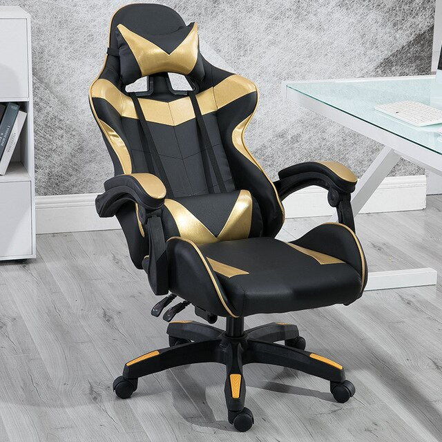 2020 New Office Gaming Chair PVC Household Armchair Lift and Swivel Function Ergonomic Office Computer Chair Wcg Gamer Chairs
