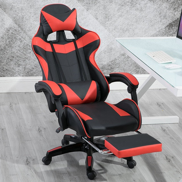 2020 New Office Gaming Chair PVC Household Armchair Lift and Swivel Function Ergonomic Office Computer Chair Wcg Gamer Chairs
