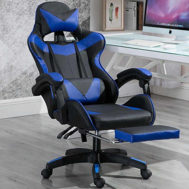 2020 New Office Gaming Chair PVC Household Armchair Lift and Swivel Function Ergonomic Office Computer Chair Wcg Gamer Chairs