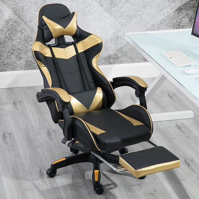2020 New Office Gaming Chair PVC Household Armchair Lift and Swivel Function Ergonomic Office Computer Chair Wcg Gamer Chairs