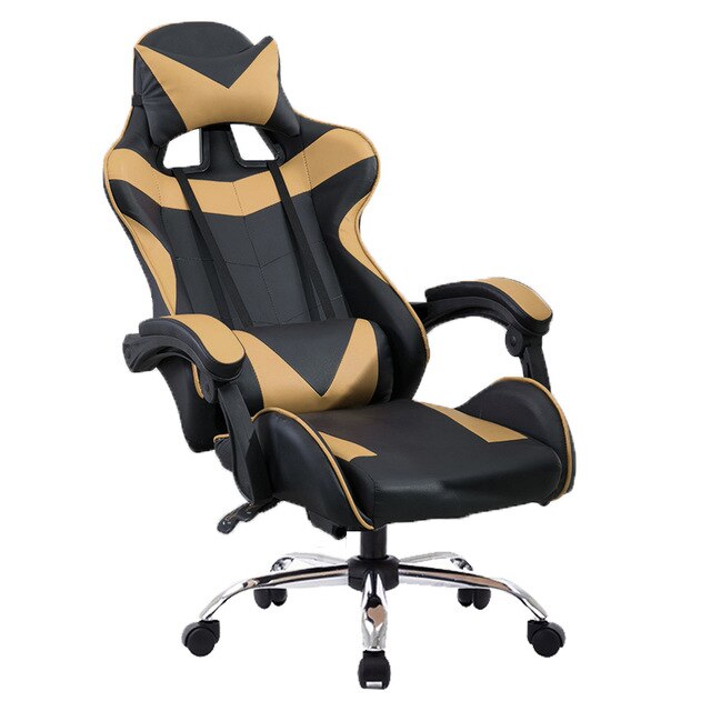 2020 New Office Gaming Chair PVC Household Armchair Lift and Swivel Function Ergonomic Office Computer Chair Wcg Gamer Chairs