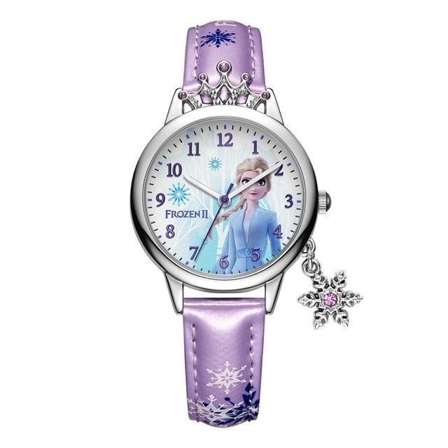 Big Sale Ladies Frozen Luxury Jewelry Crystal Crown Princess Watch Girl Love Quartz Watches Women Fashion Wristwatch Female Time