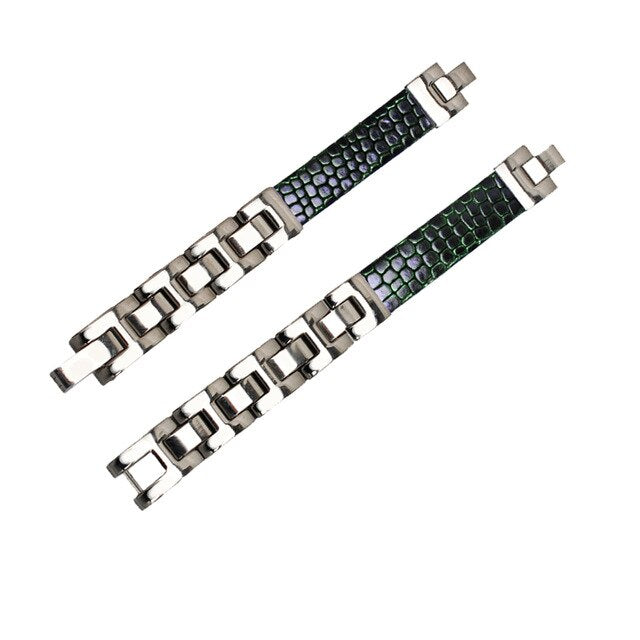 Stainless steel watch band for Armani AR7331 7328 7330 fine steel raised watch strap waterproof women replacement strap 8*3.5mm