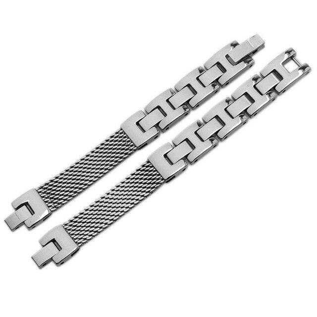 Stainless steel watch band for Armani AR7331 7328 7330 fine steel raised watch strap waterproof women replacement strap 8*3.5mm