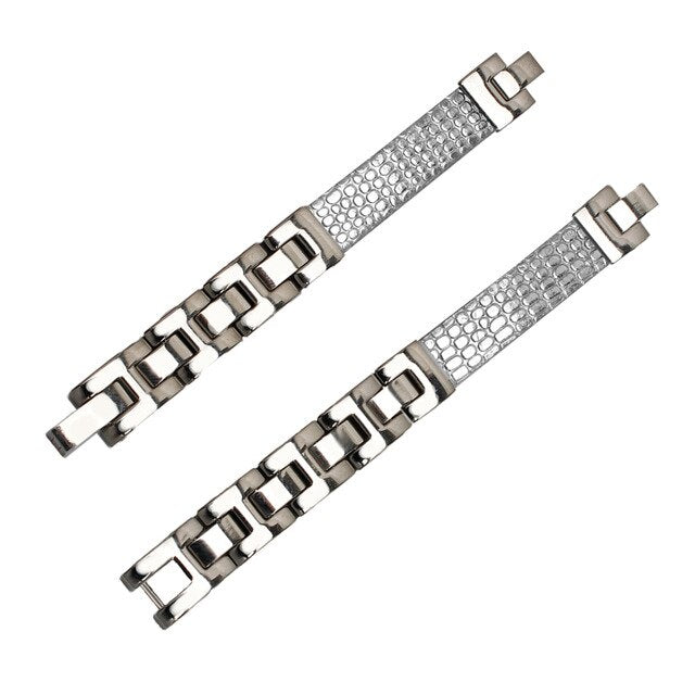 Stainless steel watch band for Armani AR7331 7328 7330 fine steel raised watch strap waterproof women replacement strap 8*3.5mm