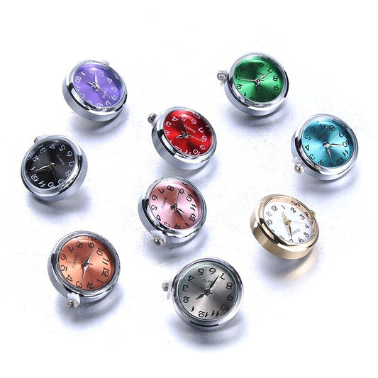 DIY 18mm Glass Watch Snap Interchangeable Jewelry Accessory Can Move Replaceable Snap Buttons Jewelry for Snaps Bracelet