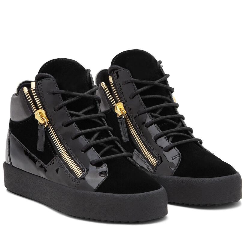 Zapatillas Hombre Fashion mens sneakers patchwork thick flats shoes Lace up casual shoes zipper high top sneakers smoking shoes